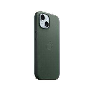 iPhone 15 Plus FineWoven Case with MagSafe Evergreen