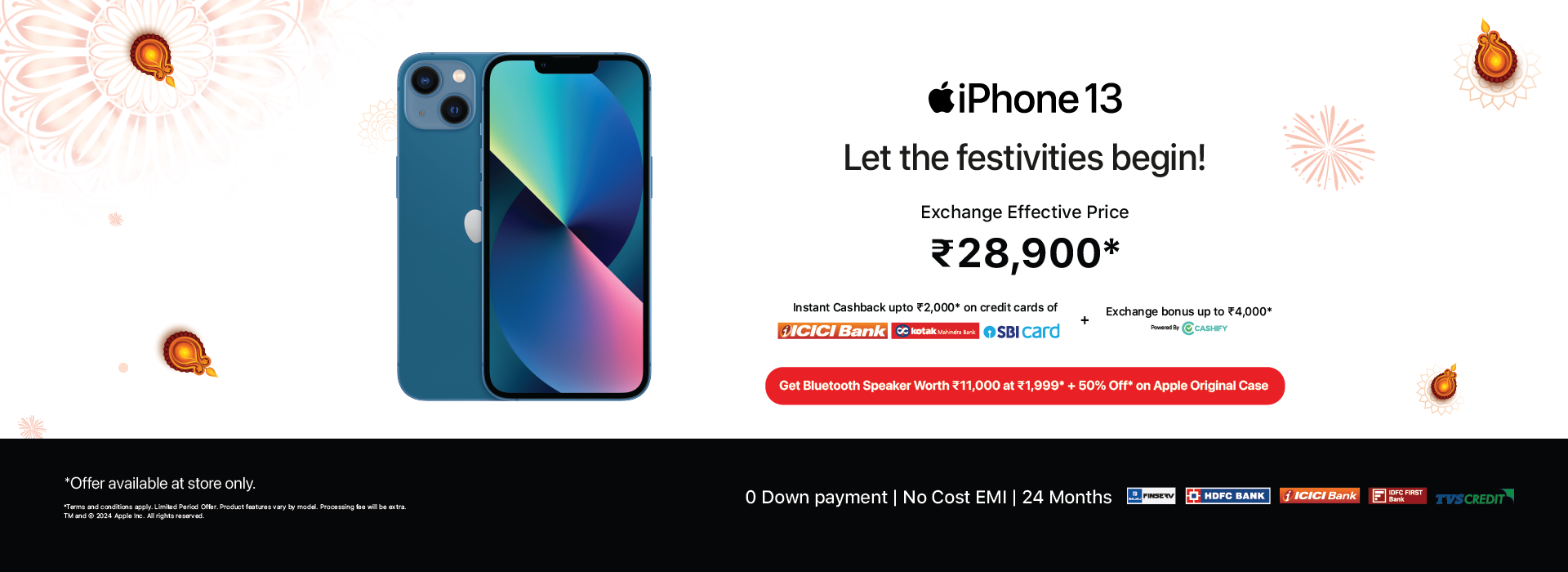 iPhone 13 Diwali offer at iDestiny