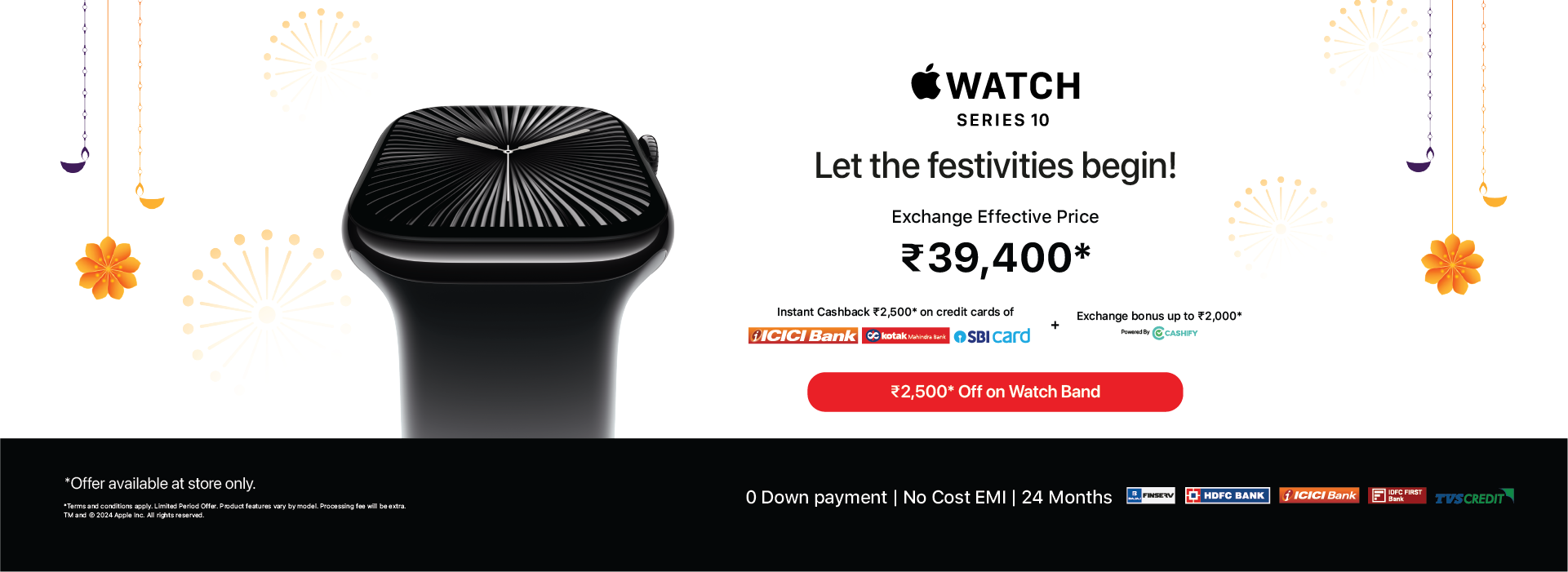 Diwali Offer on Apple Watch Series 10 at iDestiny store