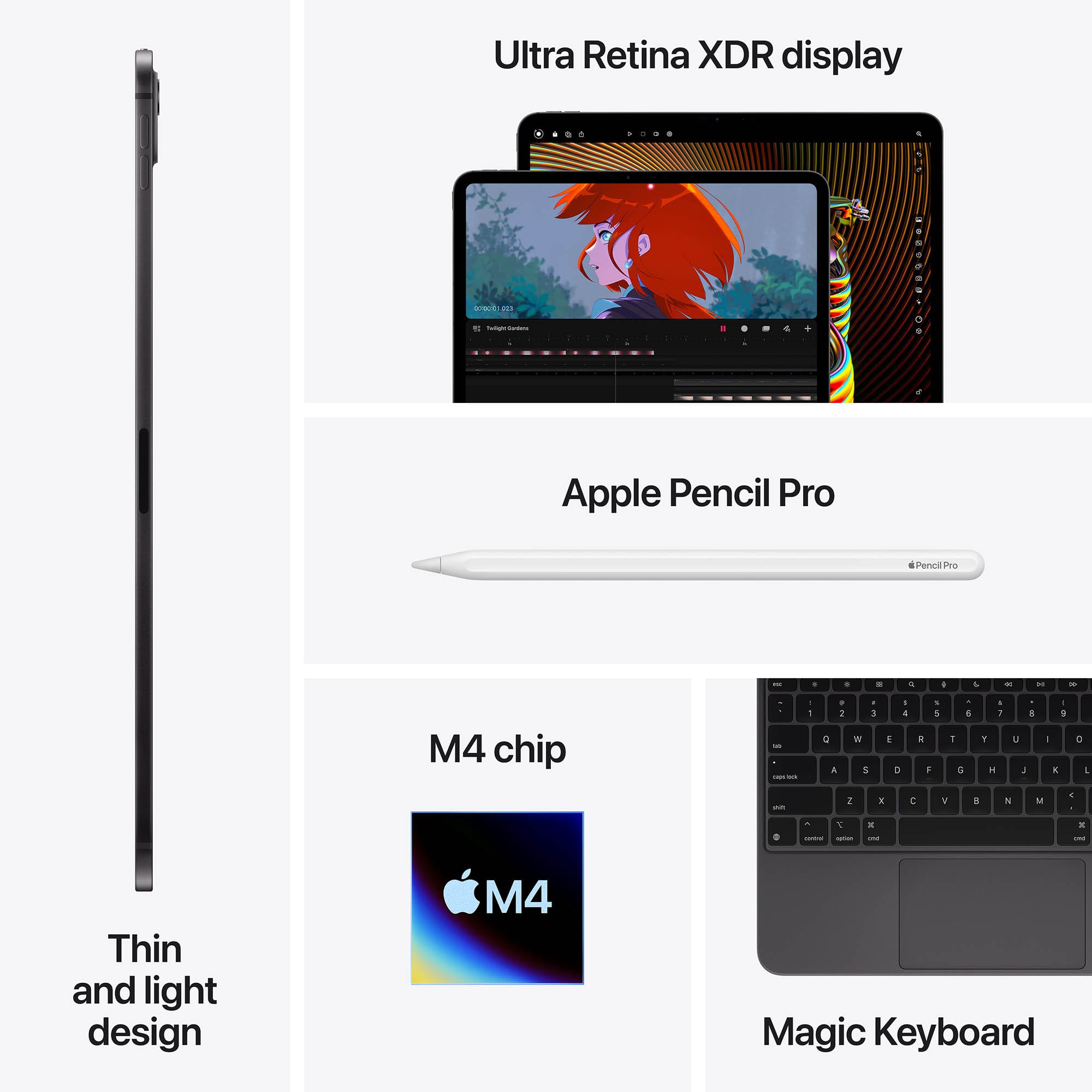 Apple PencilとiPad Pro からく セルラーモデル 256gb