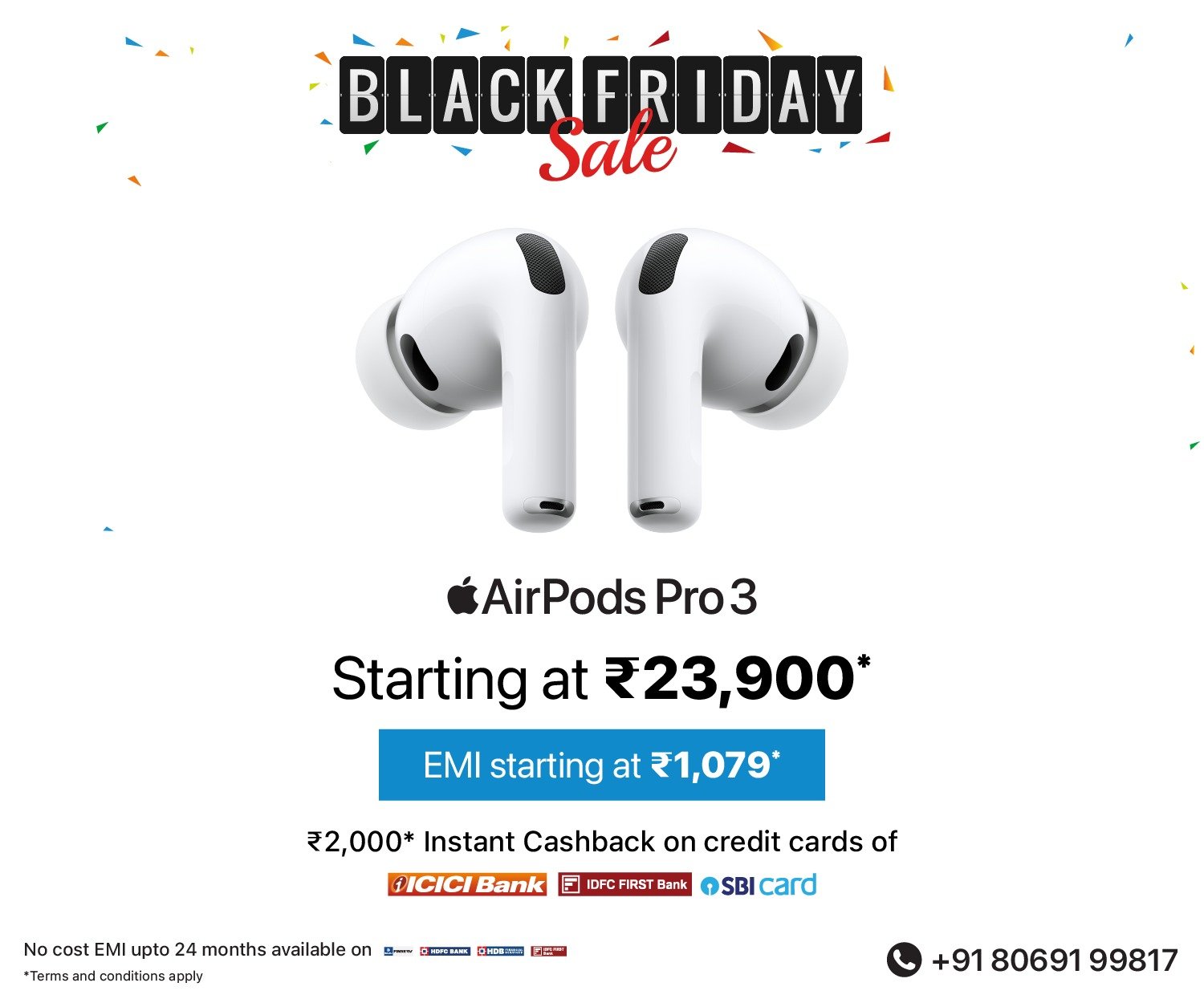 Airpods pro 3 BFS banner m