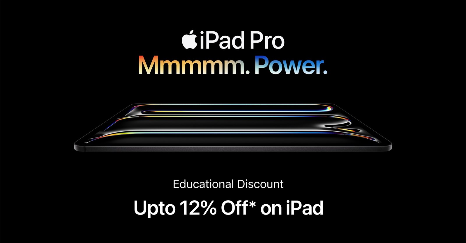 iPad offer banner