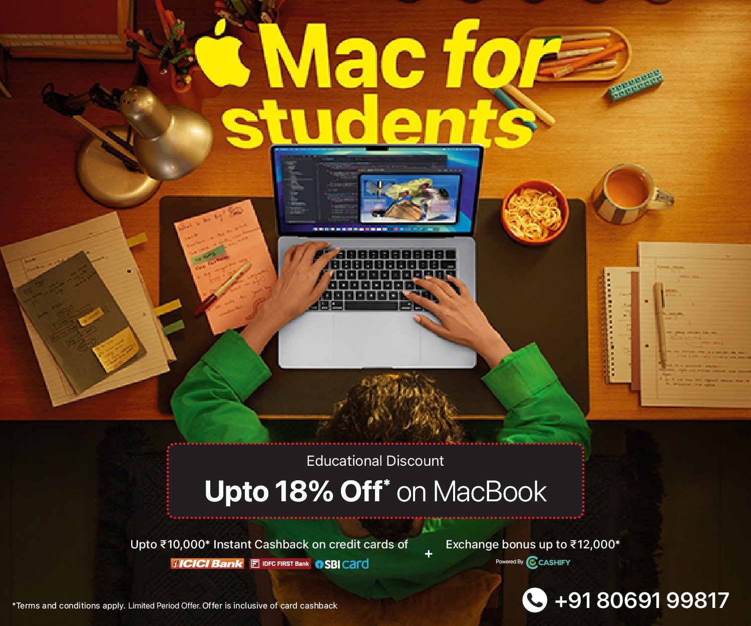 Mac for students banner m