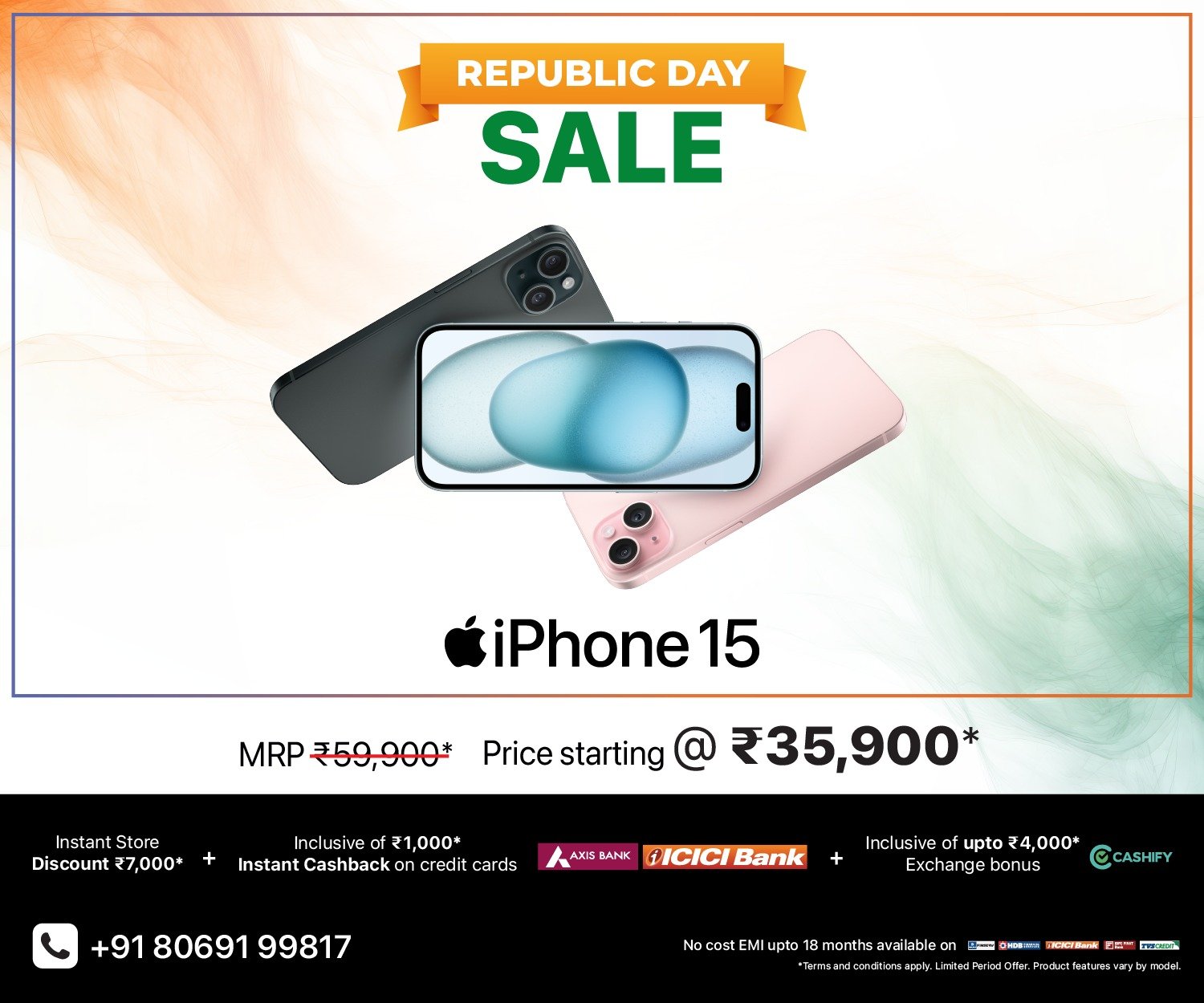 Republic Day 15 Banner M