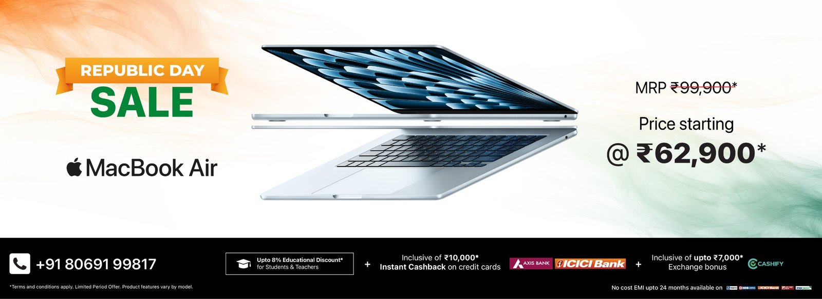 Republic Day Mac Banner Desk