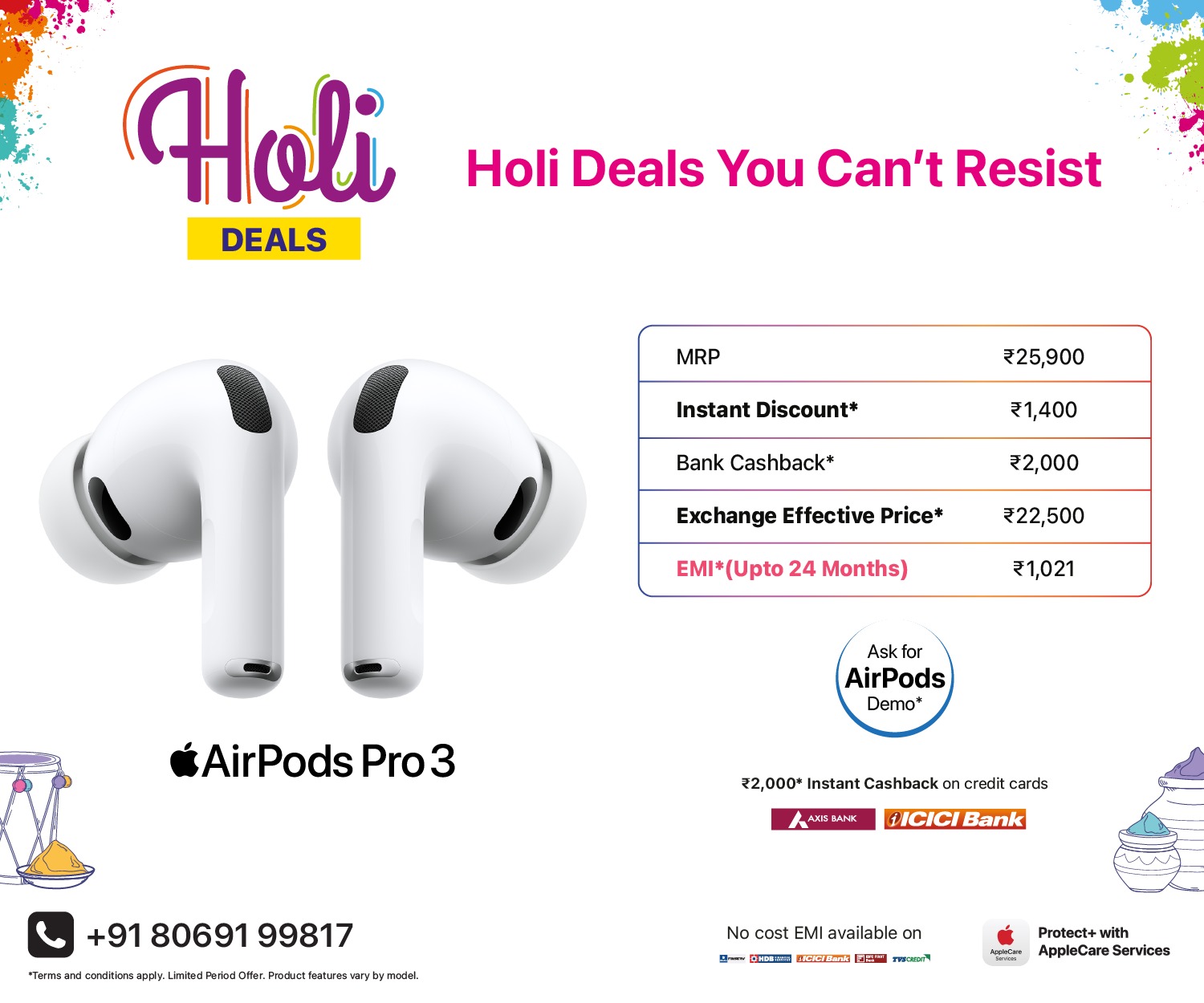 AirPods Pro 3 Holi M banner