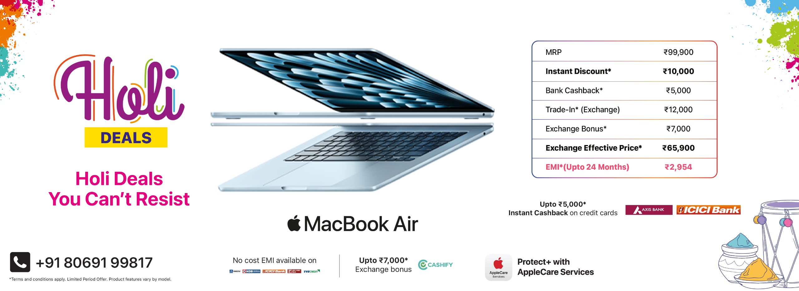 Mac Air Holi D banner