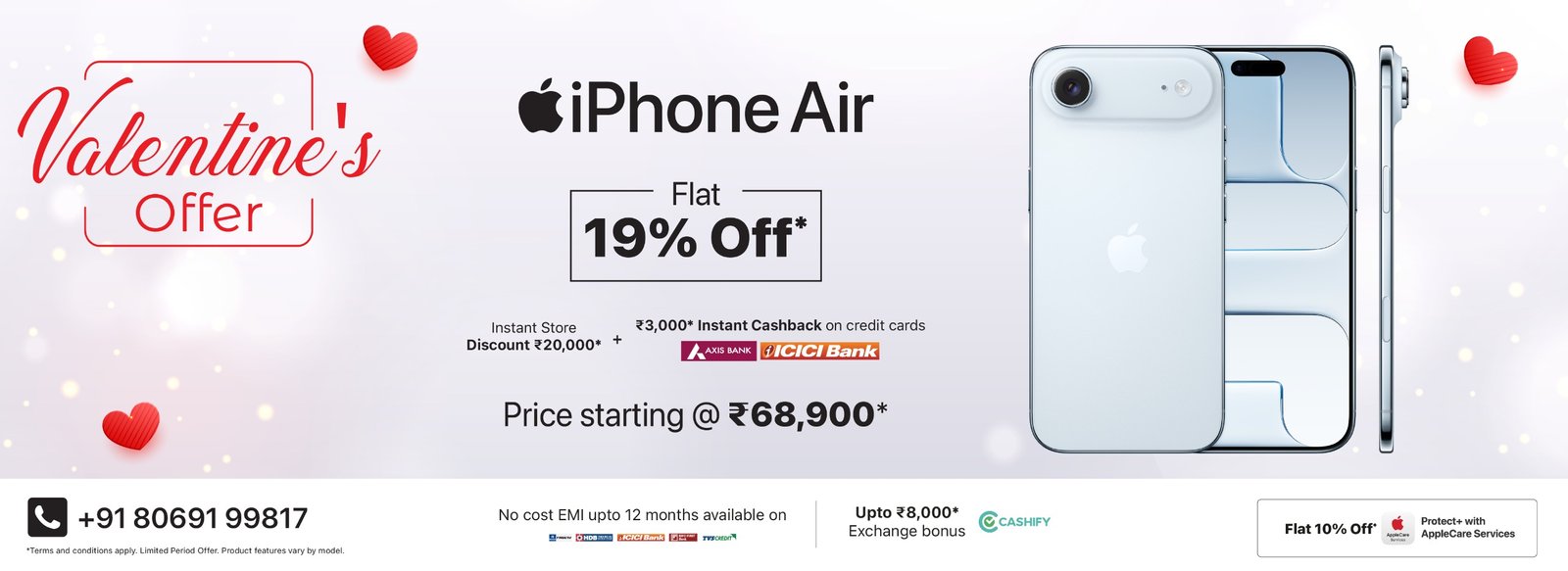 iPhone Air VDay desk Banner