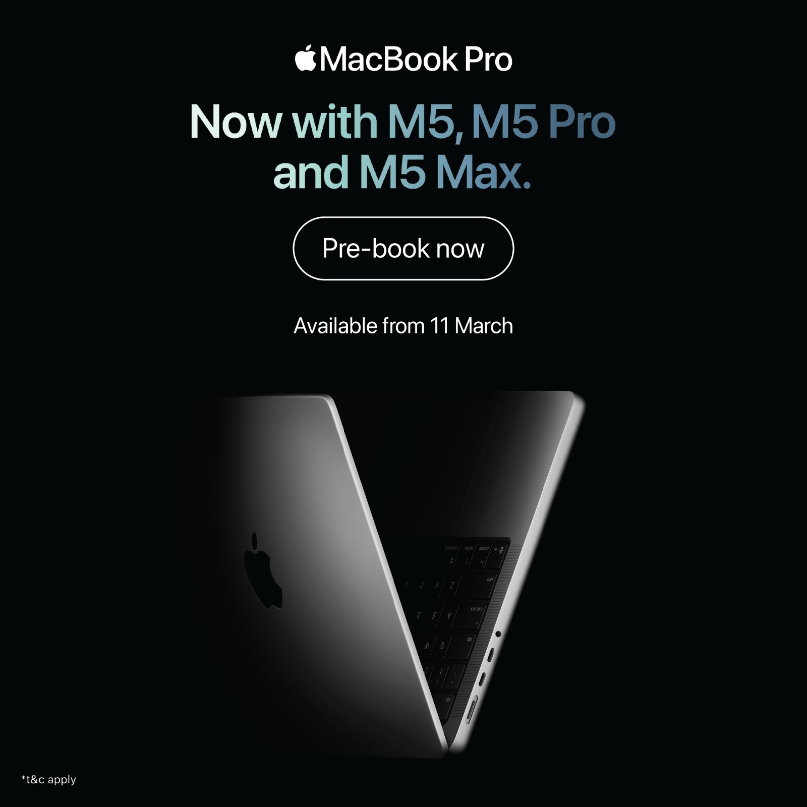 Mac M5 Pre-book Now poster