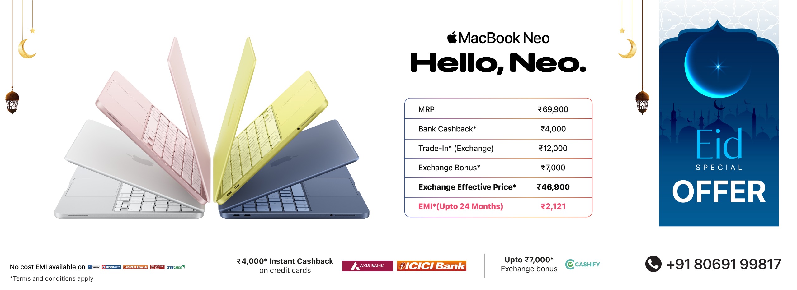 MacBook Neo Eid banner desk