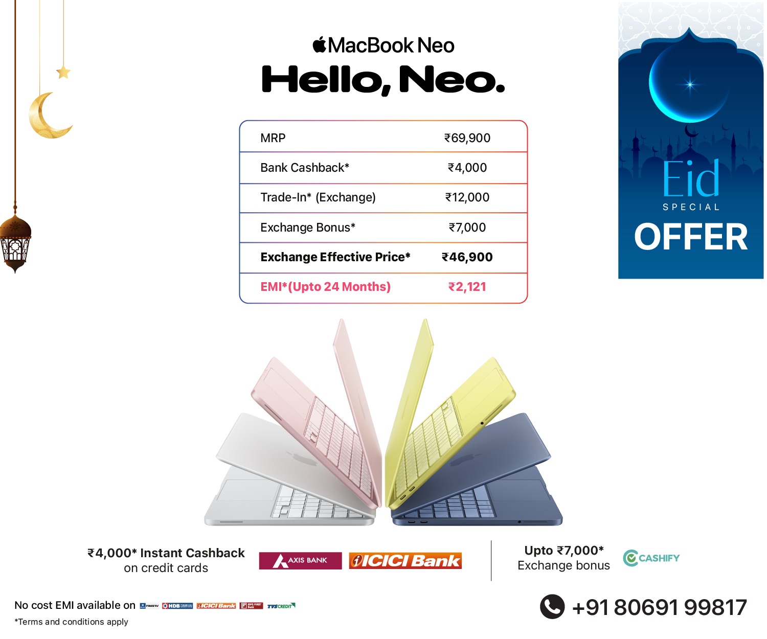 MacBook Neo Eid banner mob