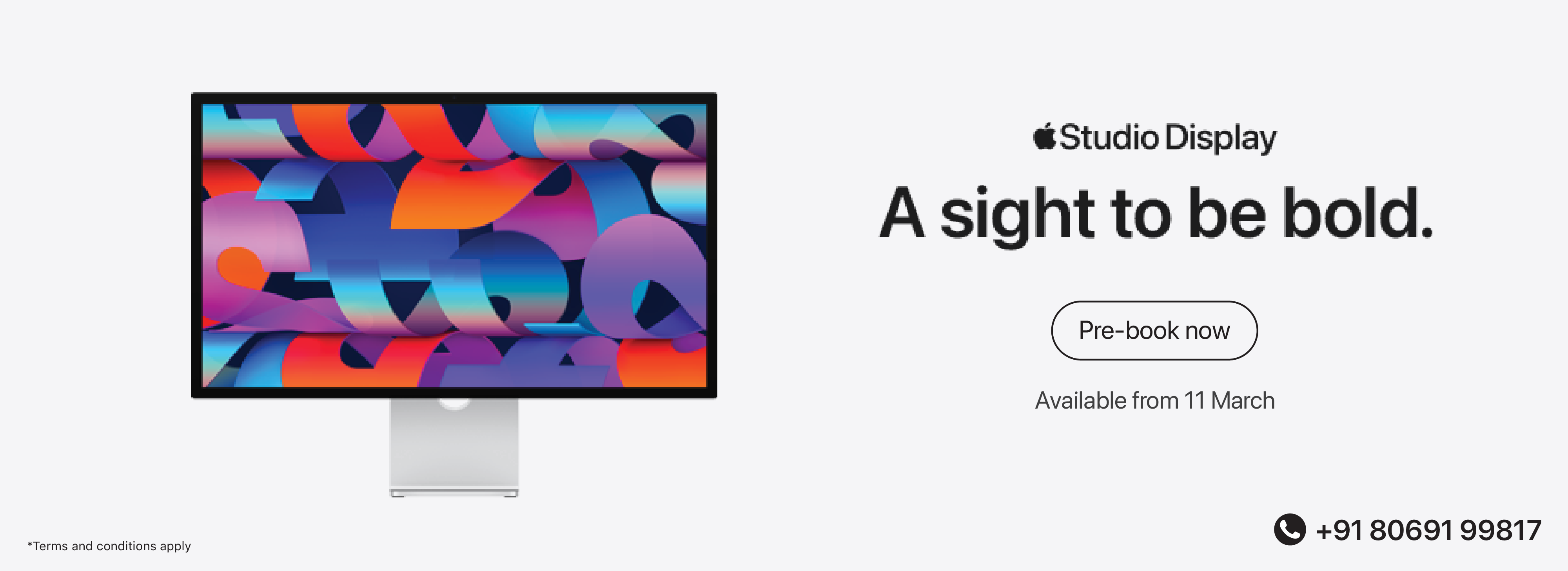 Studio Display prebook banner D