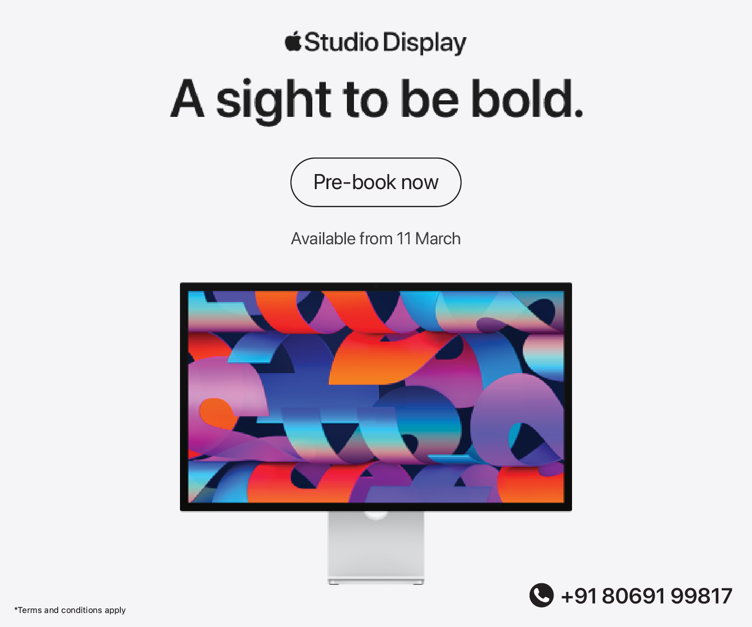 Studio display prebook banner m