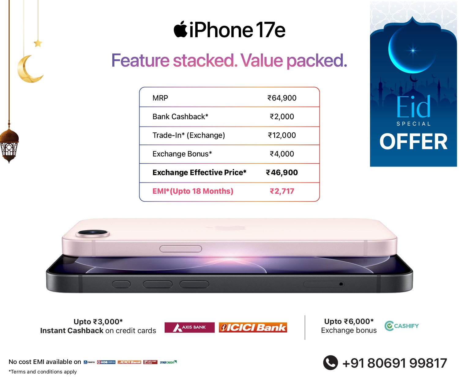 iPhone 17e Eid banner mob