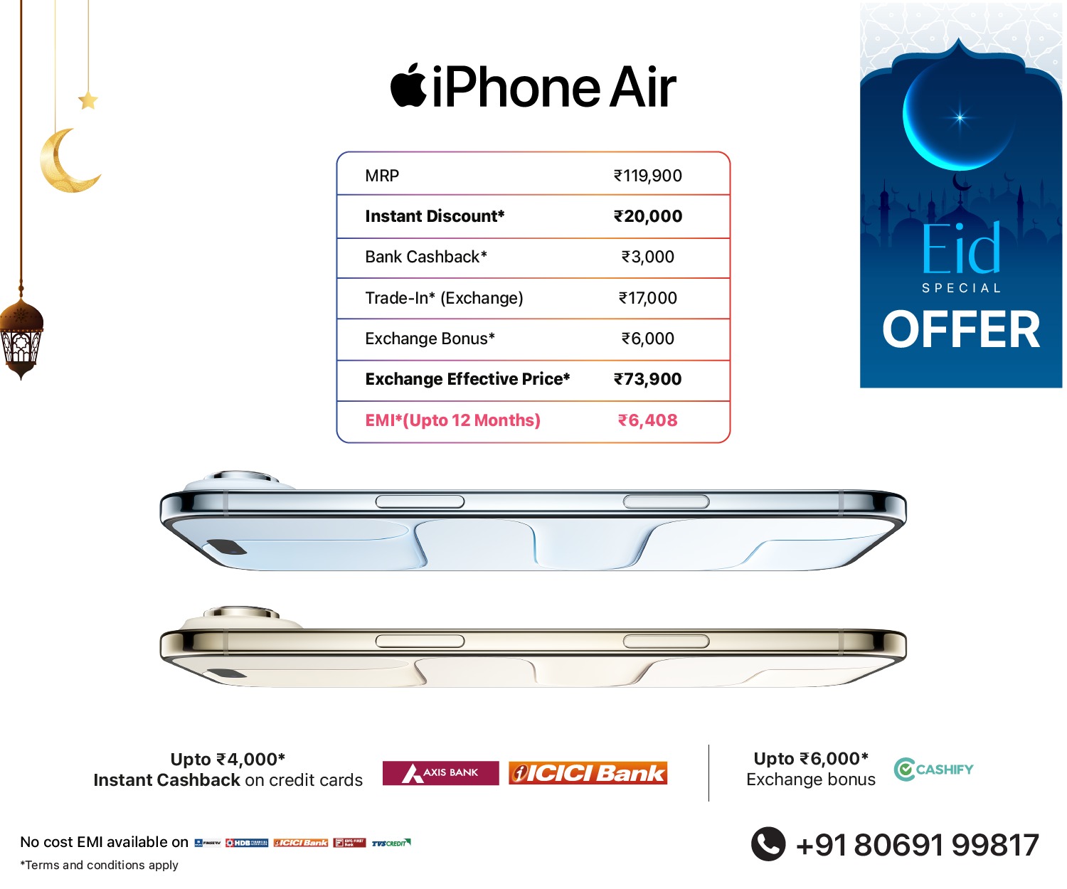 iPhone Air Eid banner mob