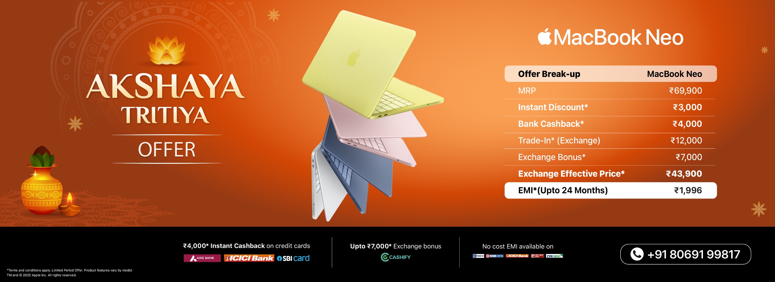 MacBook Neo Akshaya Web banner