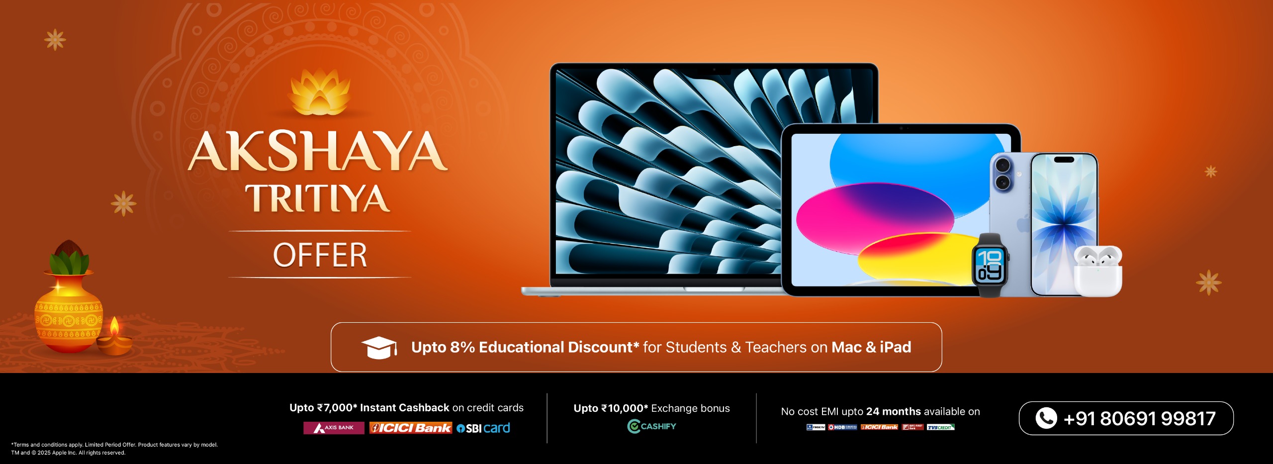 Student Discount Akshaya Web banner