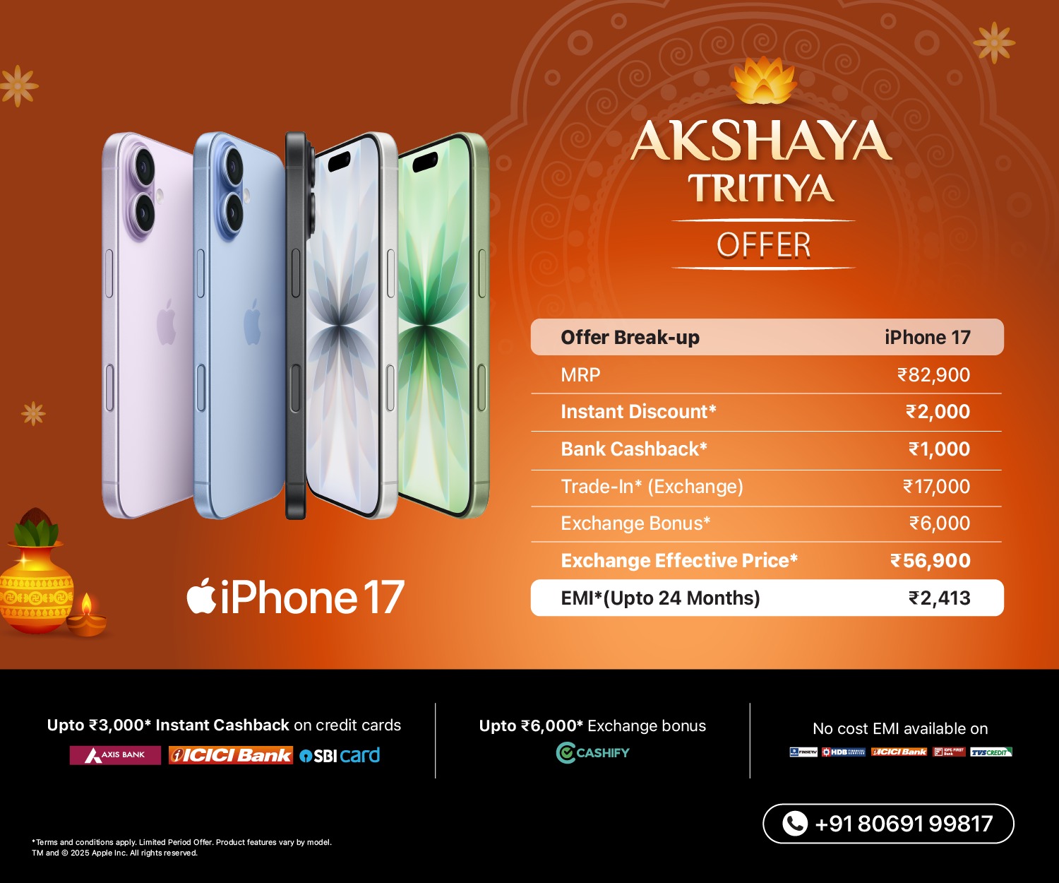 iPhone 17 Akshaya Web banner m