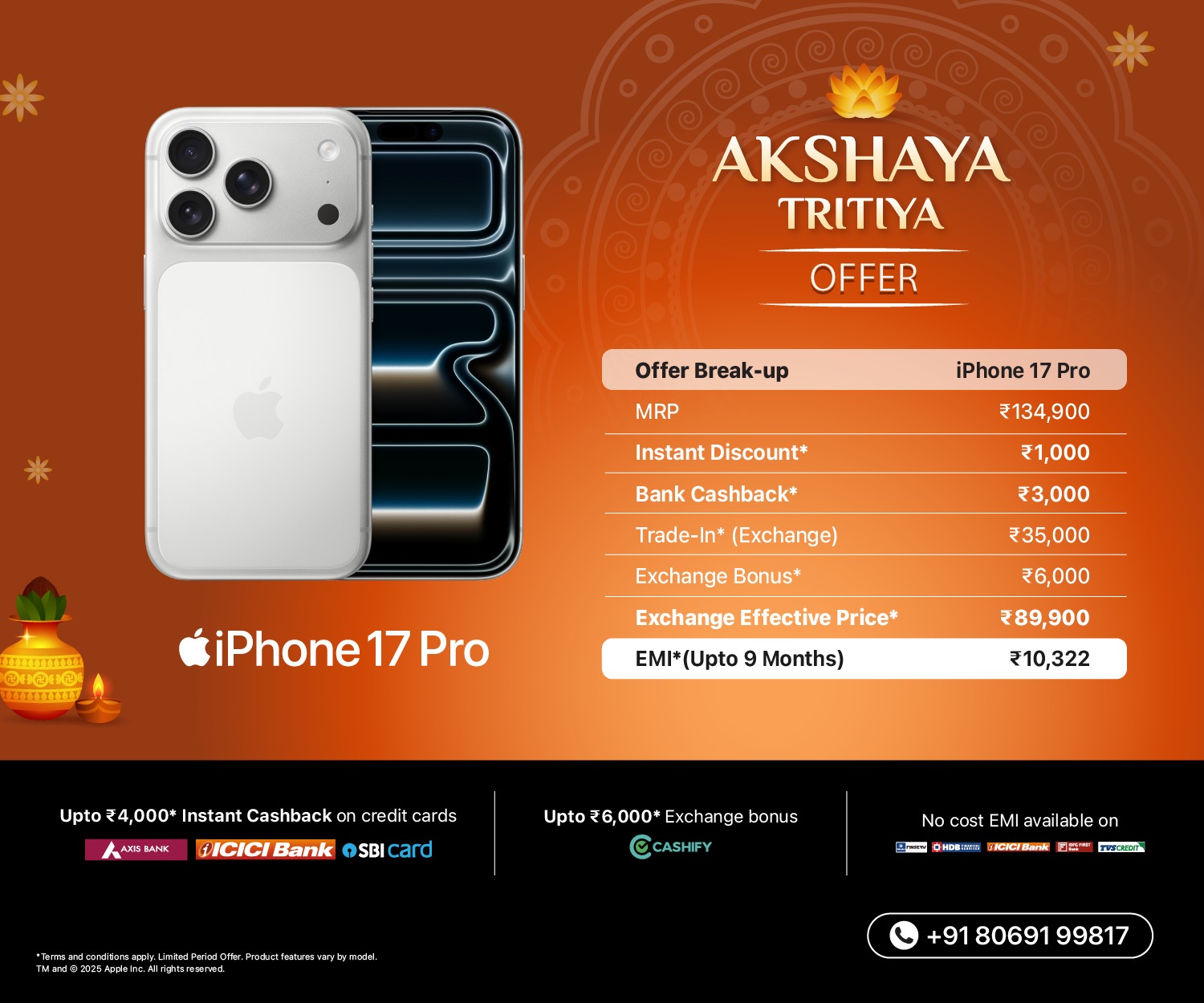 iPhone 17 Pro Akshaya Web banner m