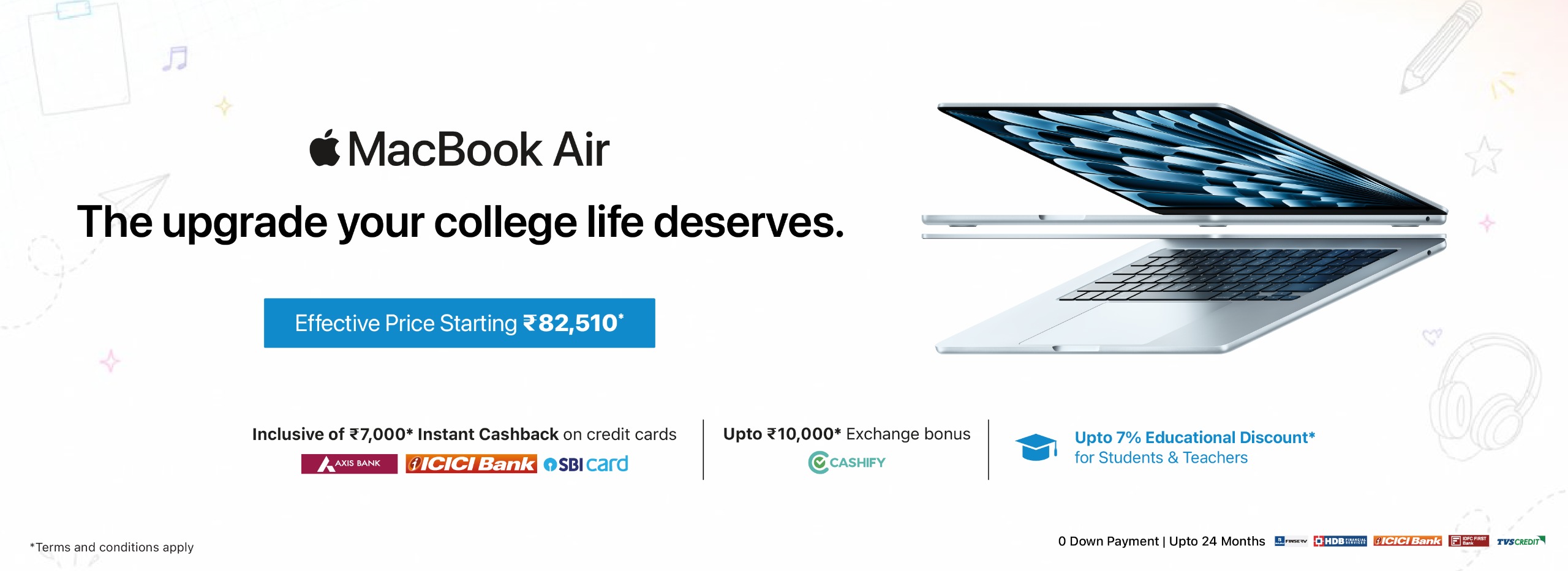 Mac Air student page banner