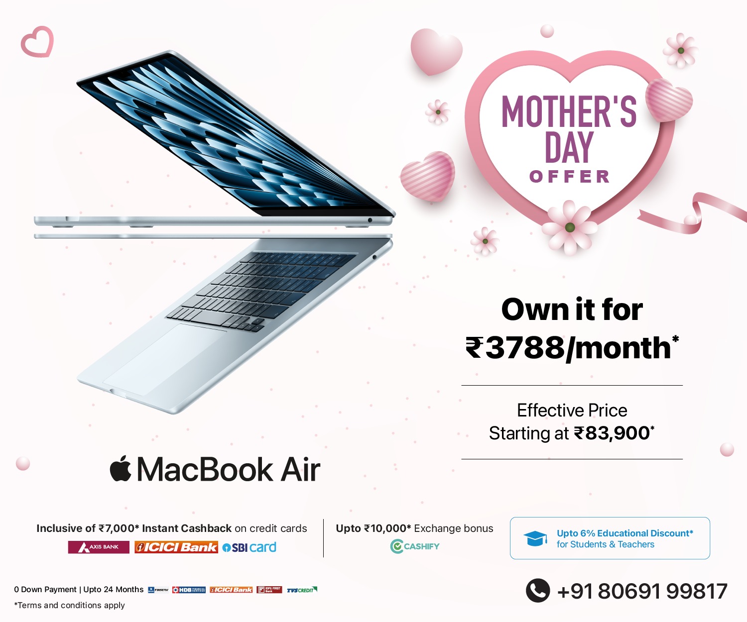 MacBook Air Mother's Day Banner M