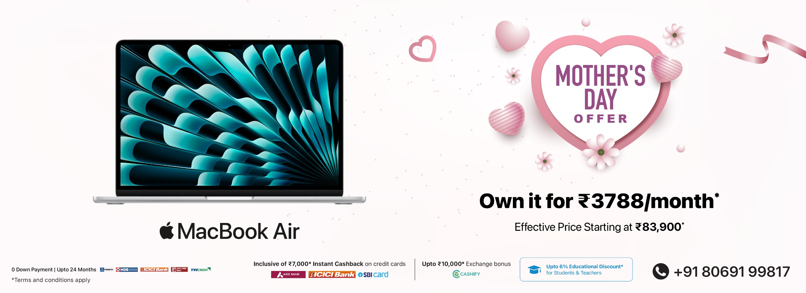 MacBook Mother's Day Banner D
