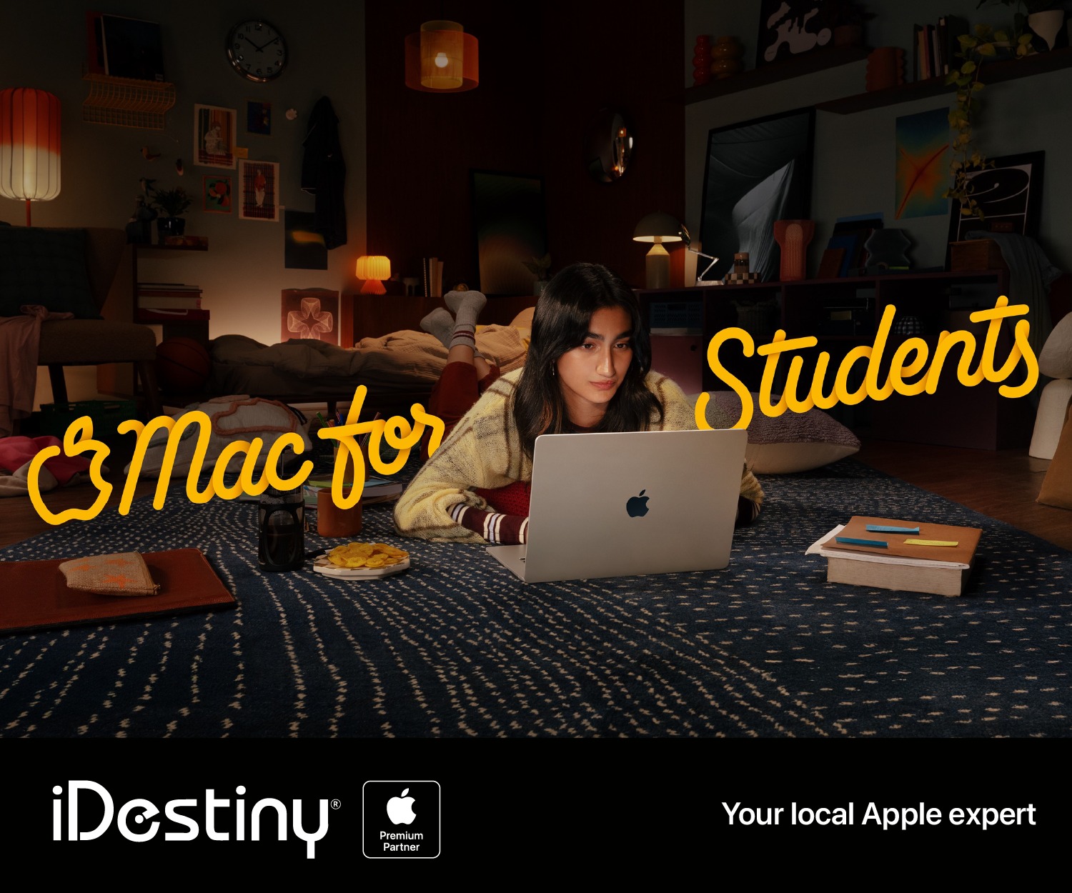 STudent campaign banner mob
