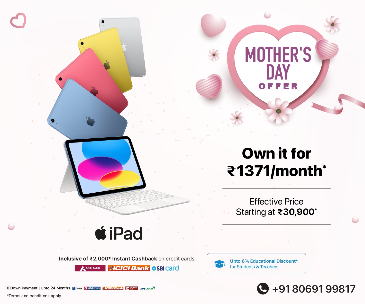 iPad Mother's Day Banner M