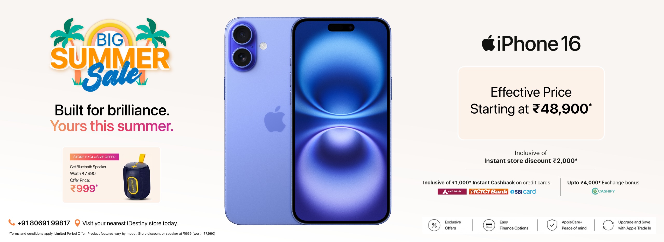 iPhone 16 Banner desk