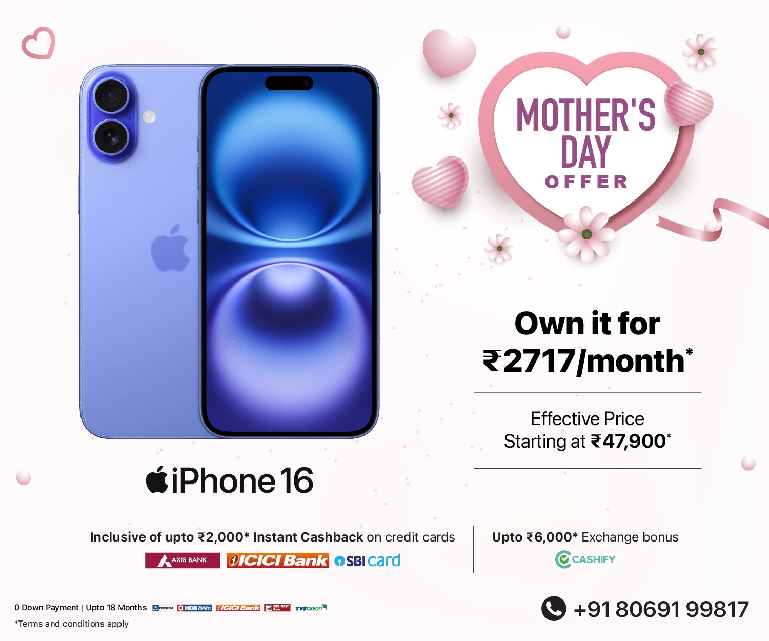 iPhone 16 Mother's Day Banner M
