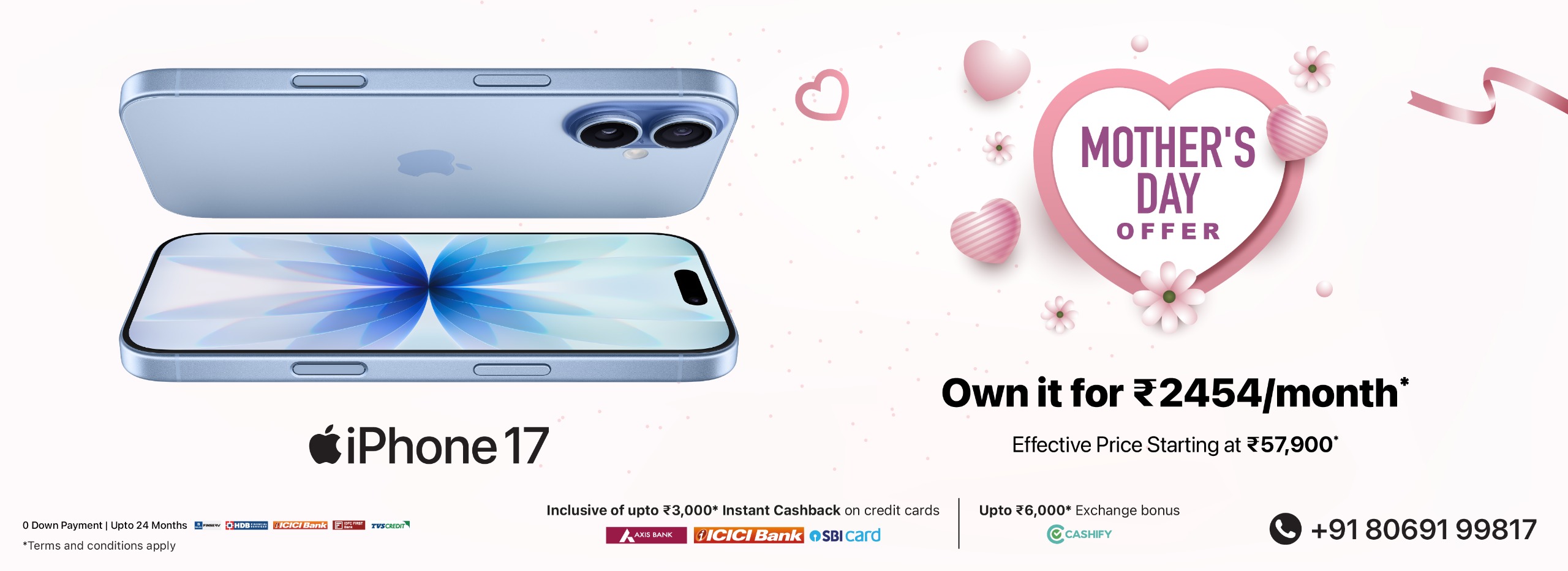 iPhone 17 Mother's Day Banner D