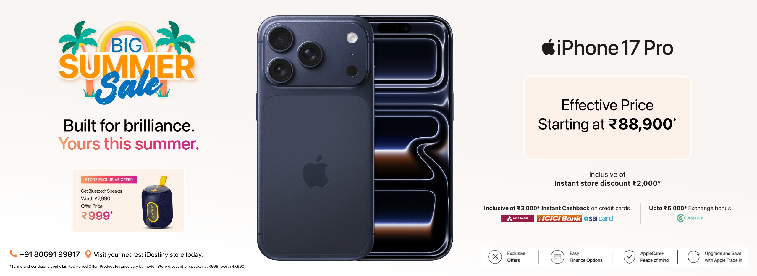 iPhone 17 Pro Banner desk