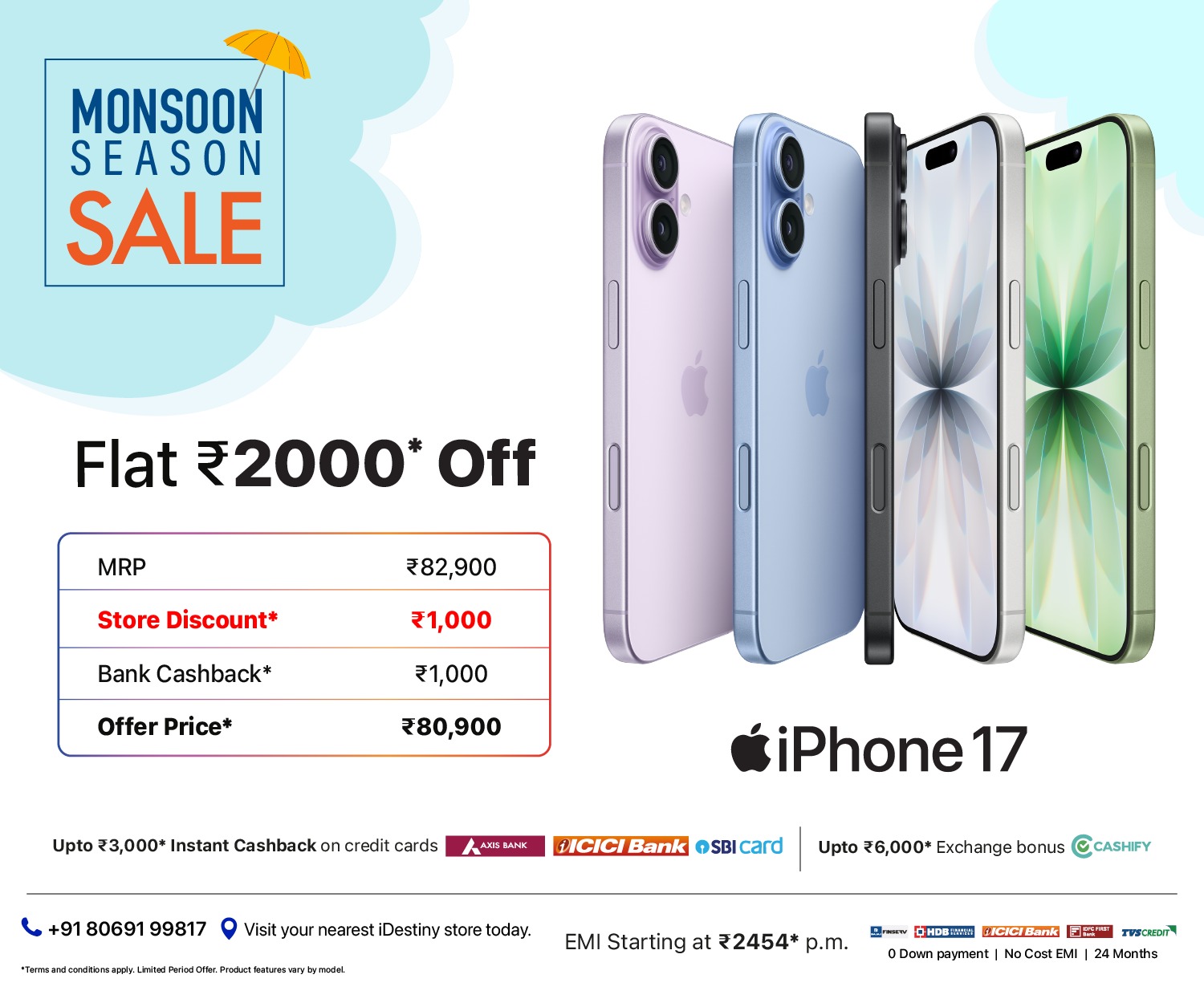 iPhone 17 Monsoon Banner M