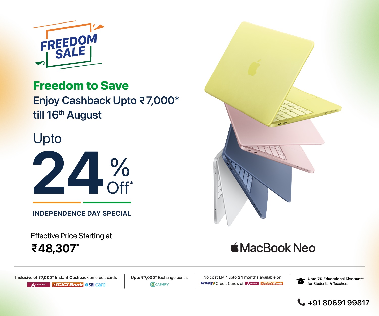 Freedom MacBook Neo Banner m