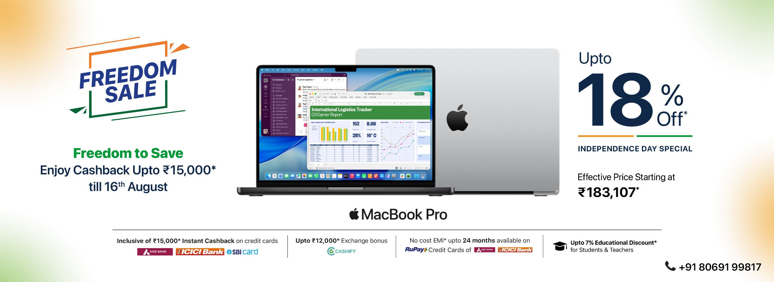 Freedom MacBook Pro Banner d
