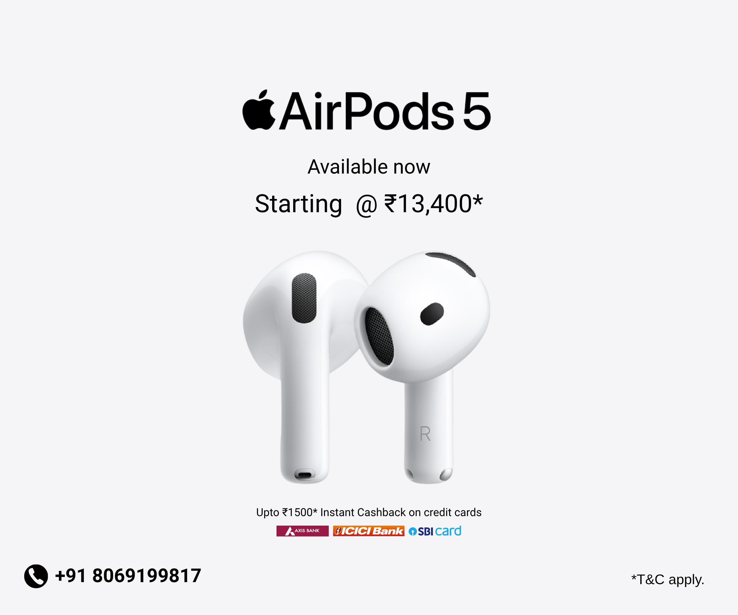AirPods 5 Available Now Banner