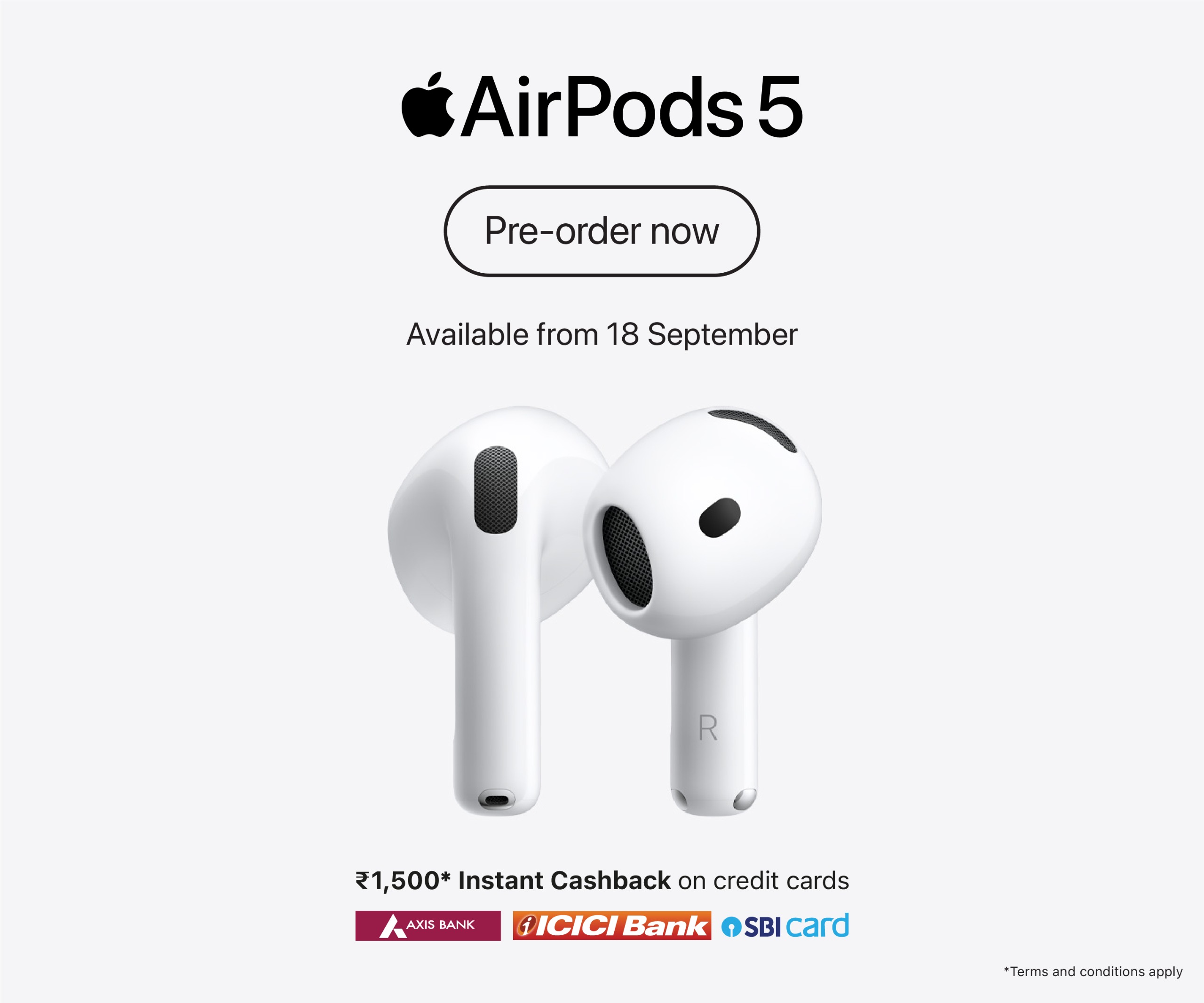AirPods 5 banner pre-order m