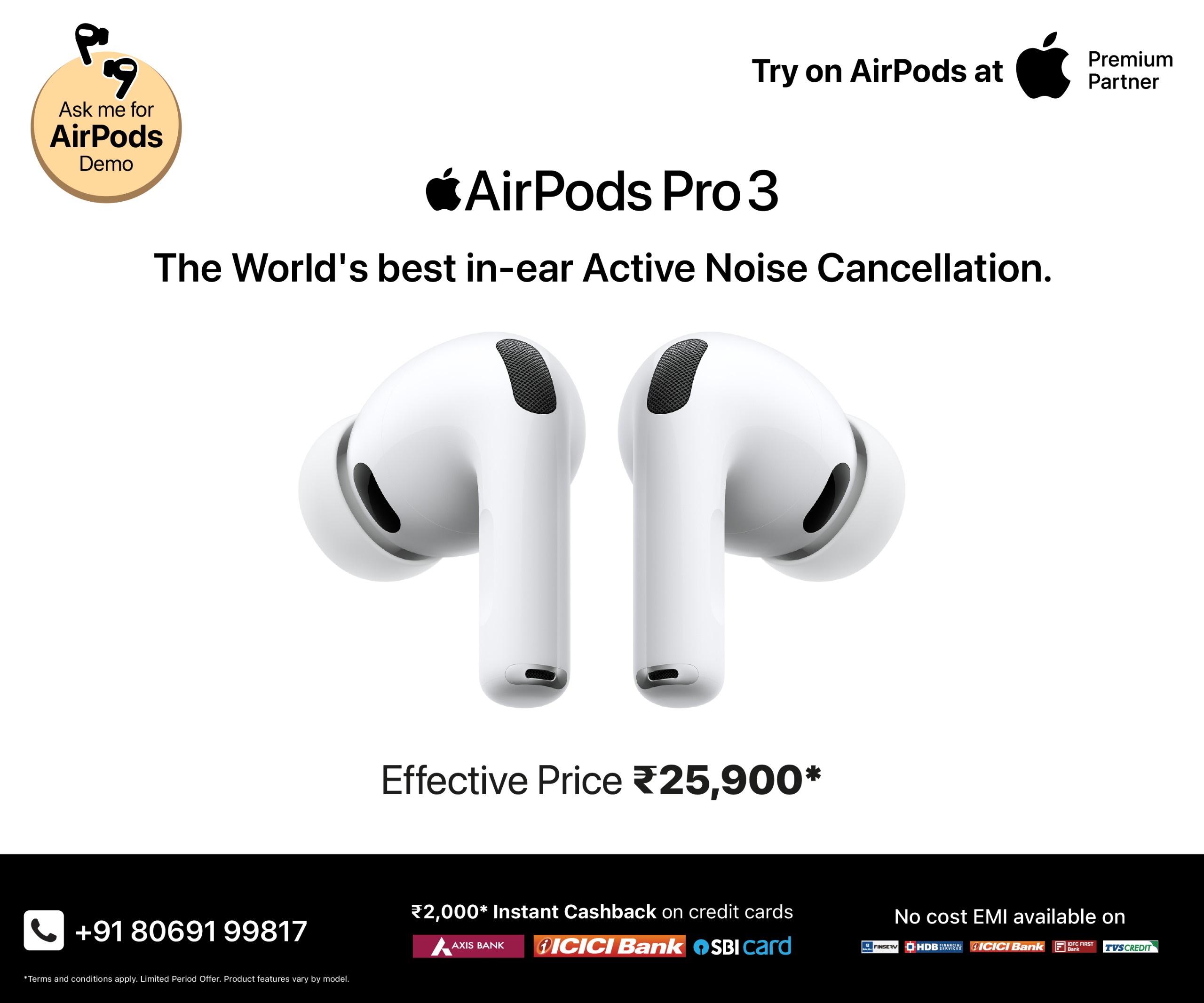 AirPods Demo banner m