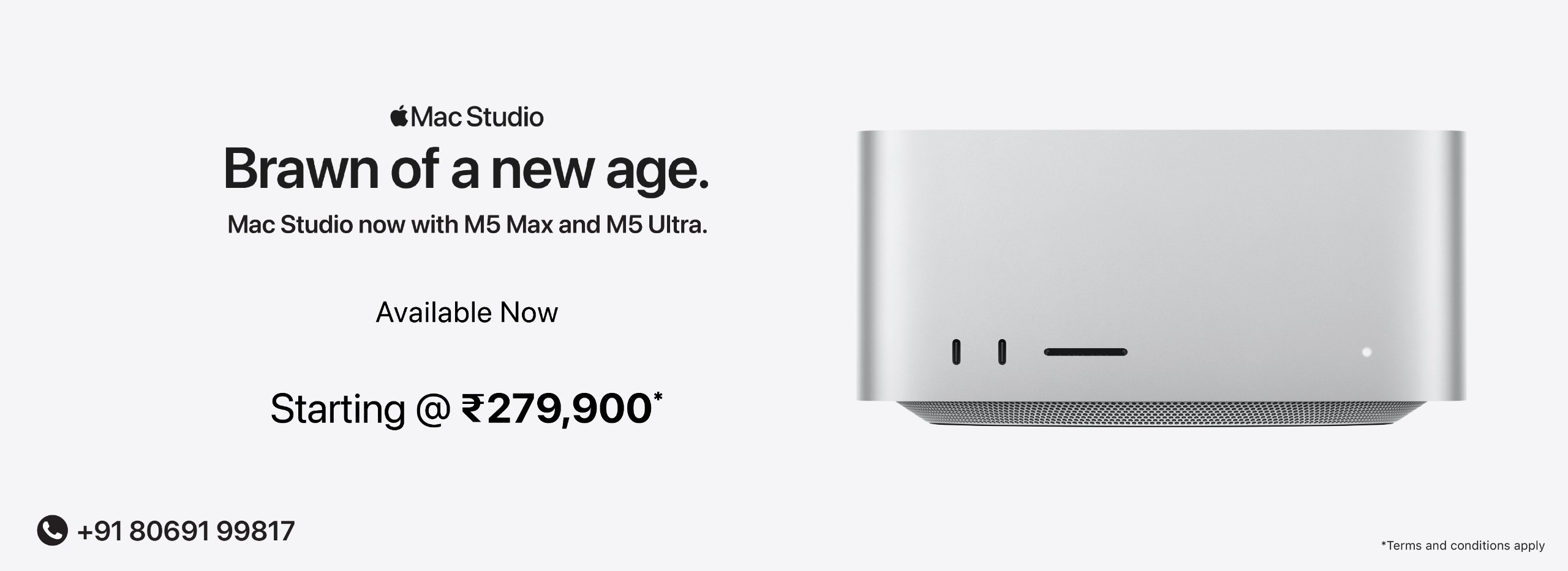 Mac Studio available now