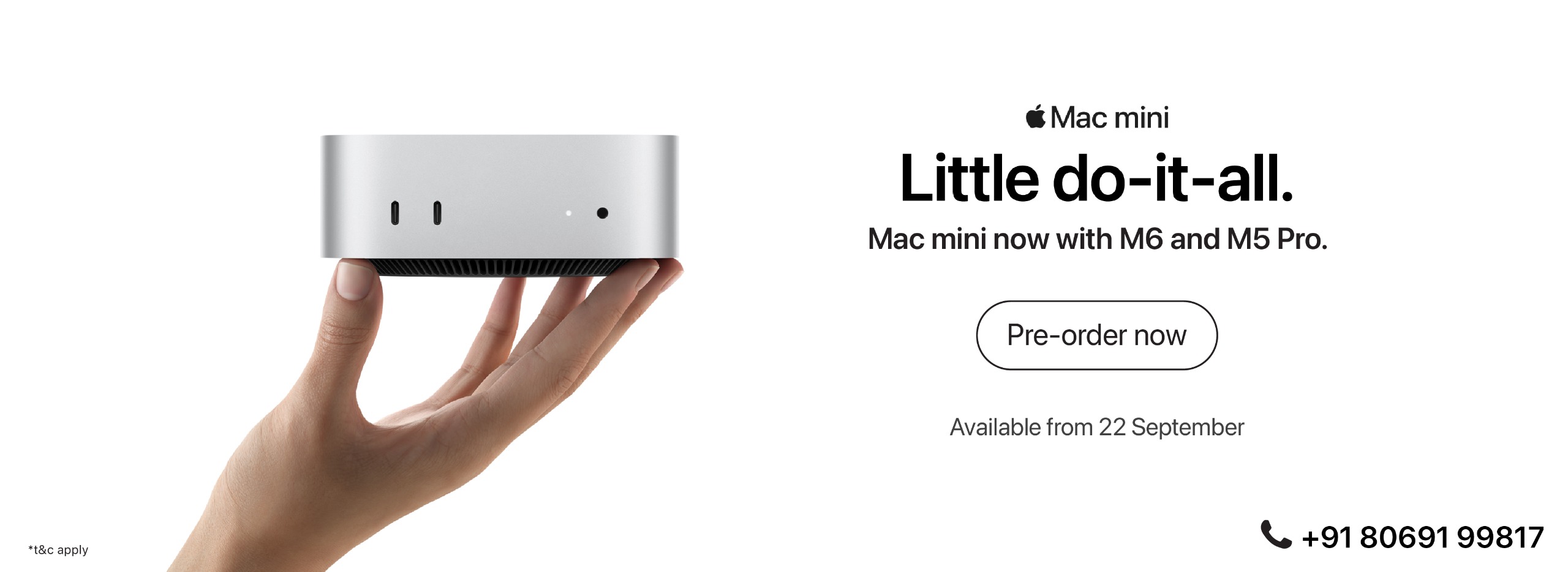 Mac mini web banner