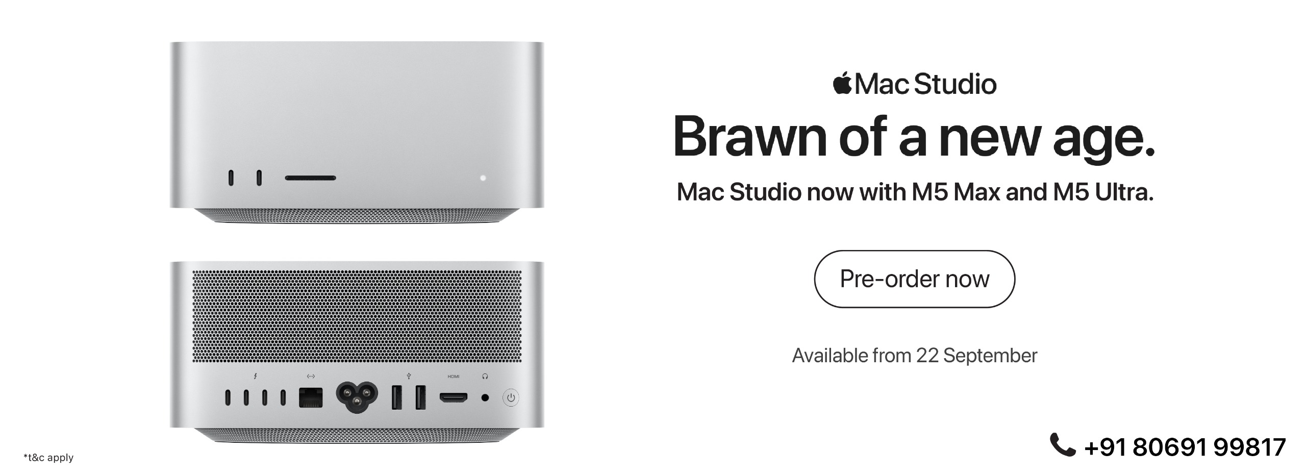 Mac studio web banner