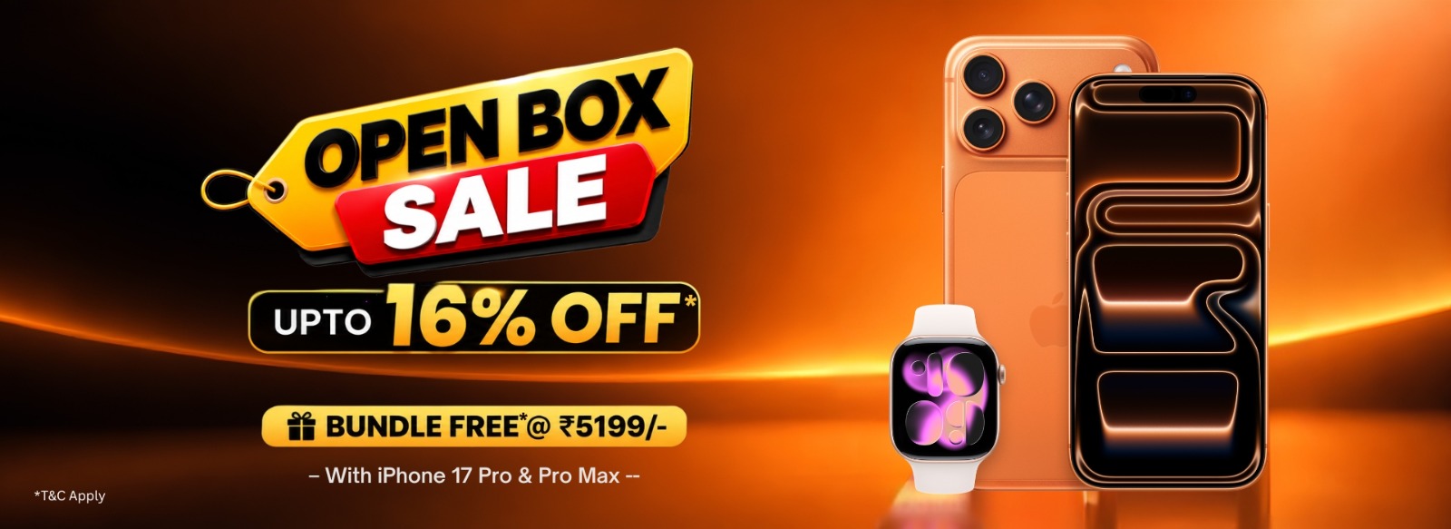 Open box desk banner