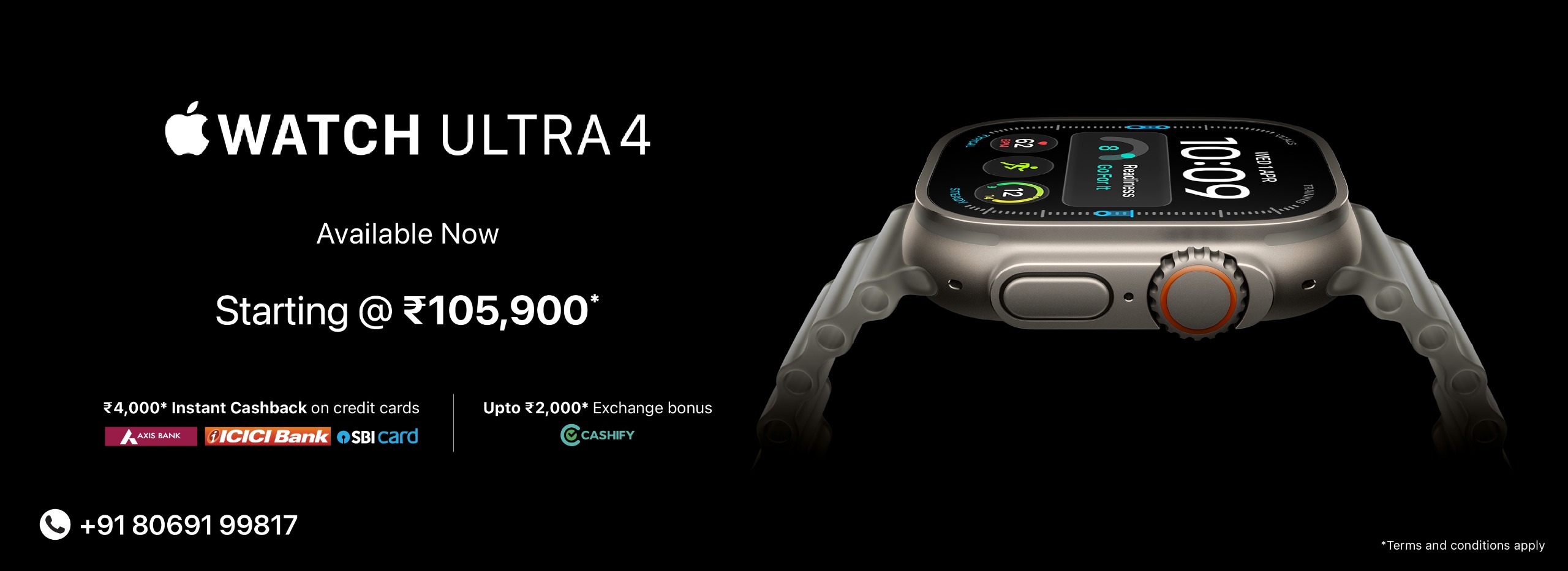Watch Ultra 4 Available Now Banner