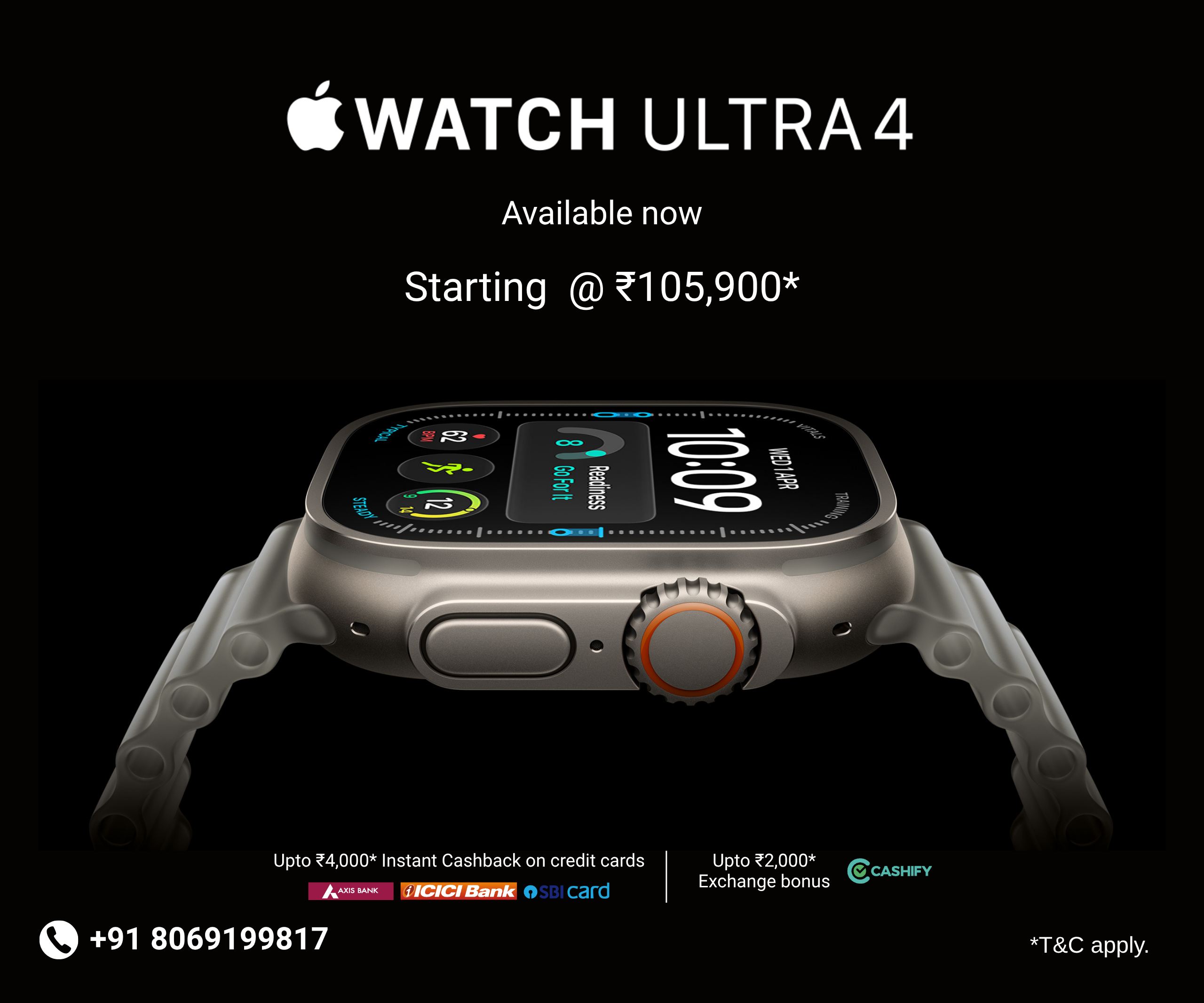 Watch Ultra 4 Available Now Banner