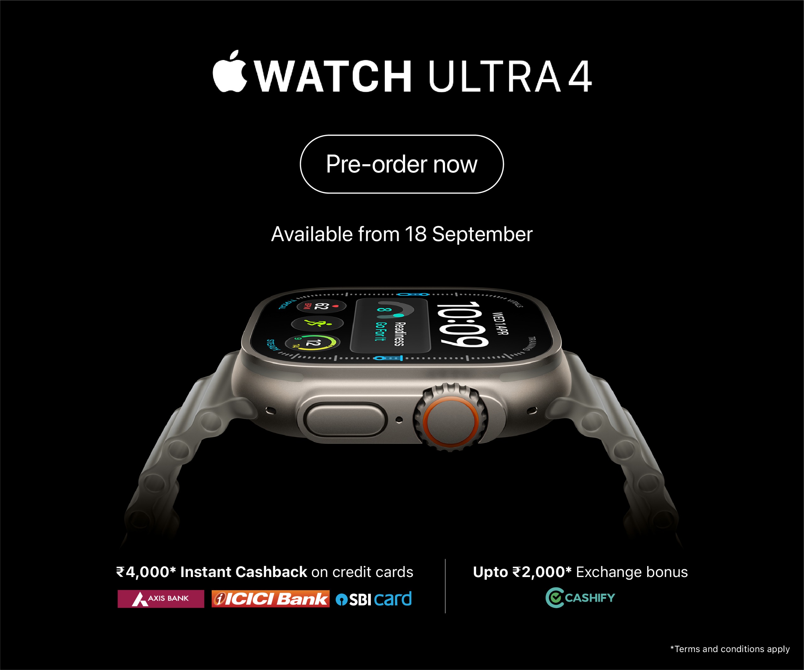 Watch Ultra 4 banner pre-order m