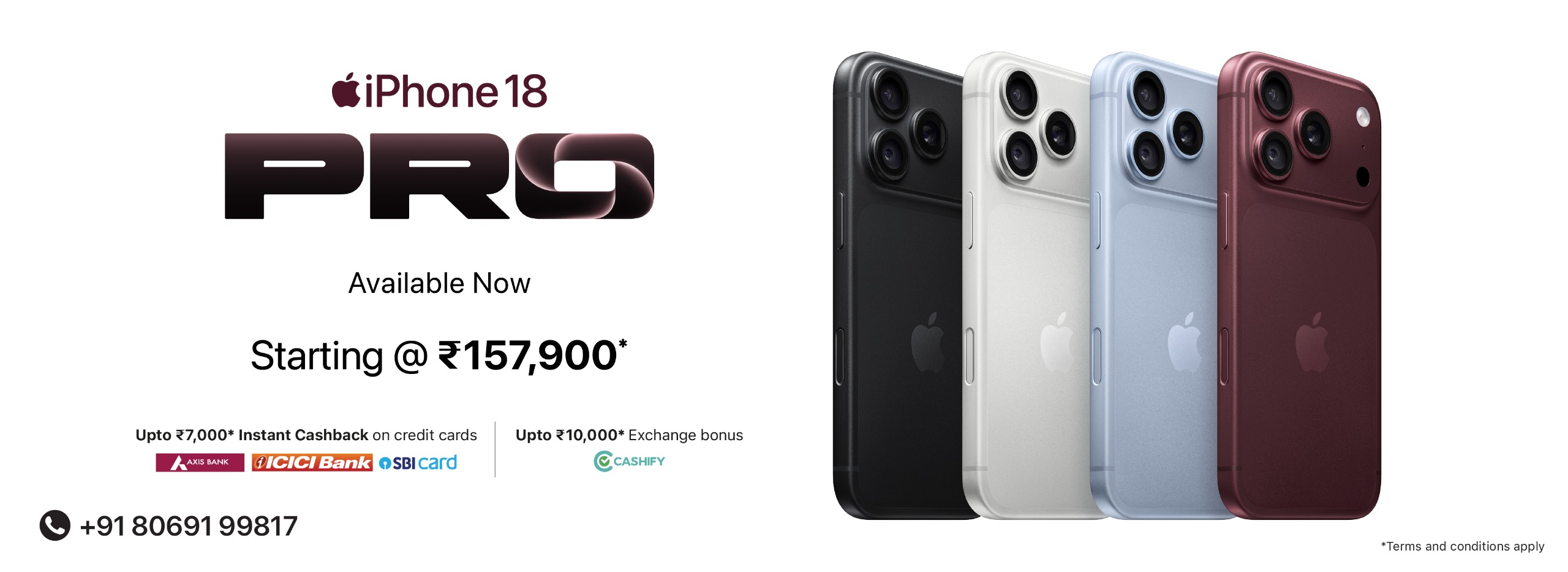 iPhone 18 Pro Available Now Banner