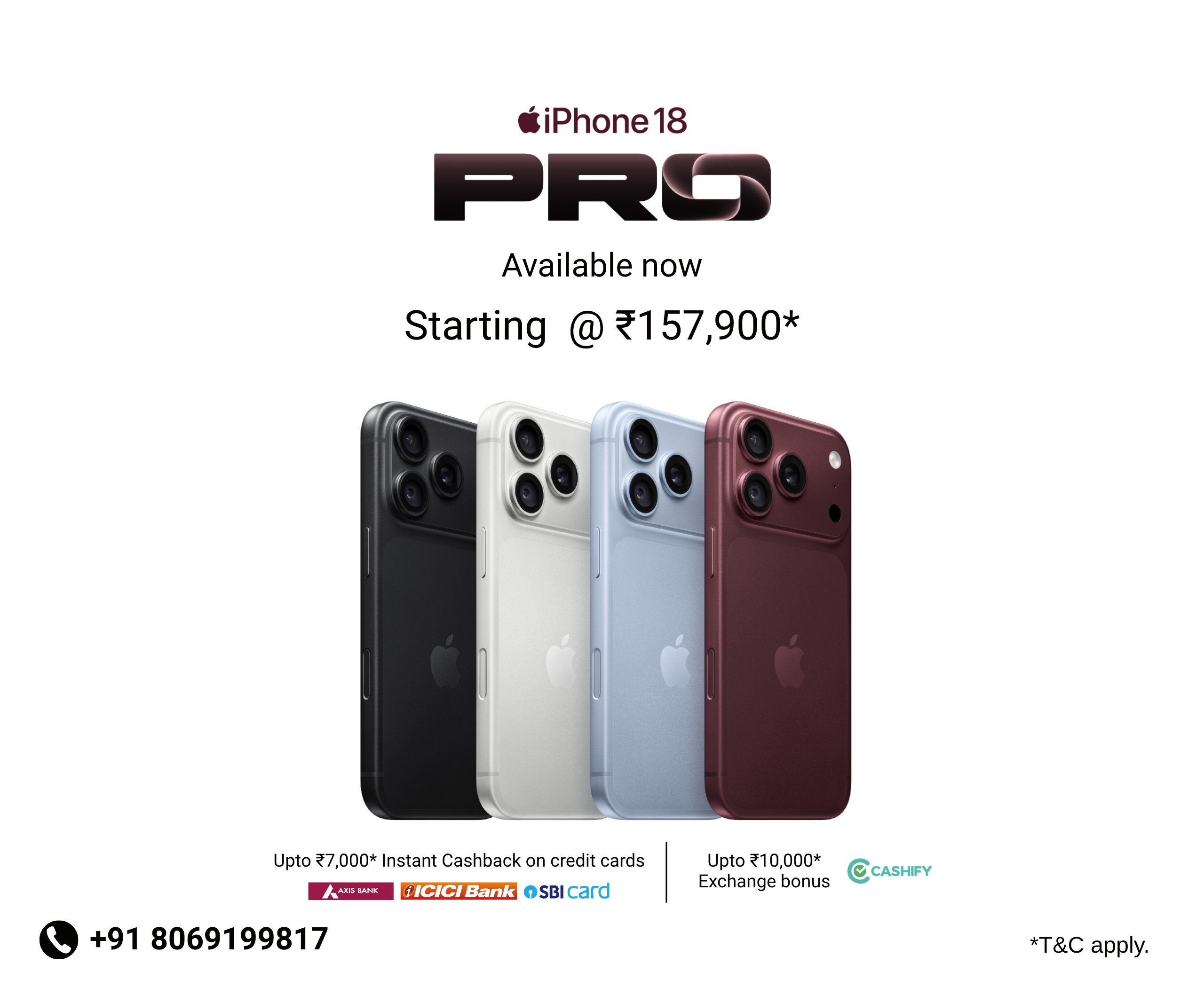 iPhone 18 Pro Available Now Banner