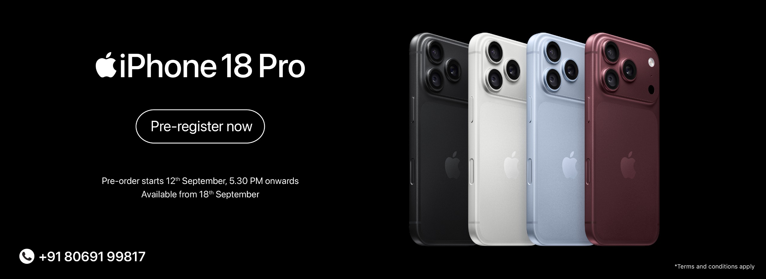 iPhone 18 Pro Banner D
