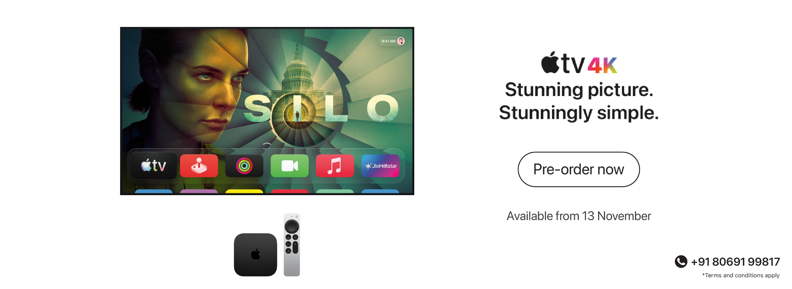 Apple TV 4K pre-order banner d