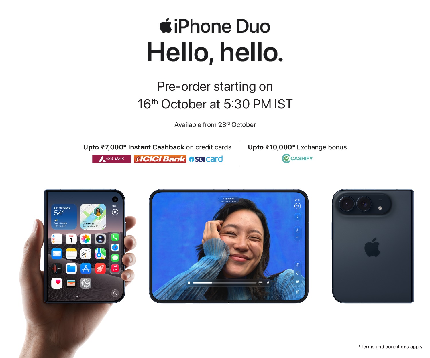 iPhone Duo coming soon banner m
